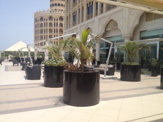 Luxurious XXL Outdoor Rotational Pots | Waldorf Astoria – Ras Al Khaimah