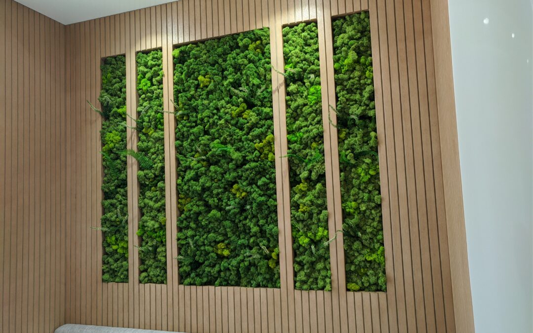 Combine Your Preserved Moss Tapestry With Artificial Bonsai Tree | DNA Clinics DIFC