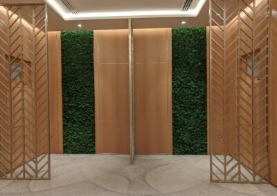 Sharjah Airport Lounge Preserved Moss Wall 5